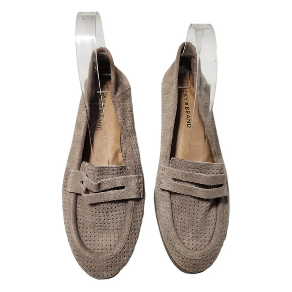LUCKY BRAND Caylon Penny Loafers Tan Size 6.5/37 - Picture 2 of 10